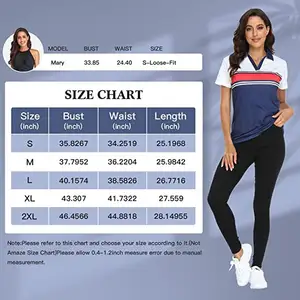 Lady Sublimation Golf Loose Quick Dry Shirts Polo Casual Color Combination Striped Polo Shirt