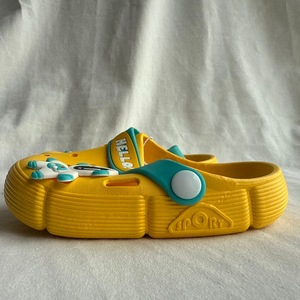 Ciabatte Sportive per Bambini Gialle con Suola in PVC EVA Spessore 15mm Taglia 24-29 - Product Image 3