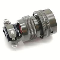 Conector Macho de Alta Calidad Serie MIL-DTL-26482 con 12 Pines y Terminales de Soldadura MS3116F14-12P