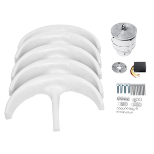 Éolienne à axe vertical 800W 12V avec kit moteur, 5 pales, pour camping et maison, fabriquée en Chine - Product Image 4