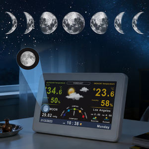 Termómetro con Pantalla a Color, 3 Sensores, Monitor <span class=keywords><strong>de</strong></span> Temperatura Diario, <span class=keywords><strong>Reloj</strong></span> Digital <span class=keywords><strong>de</strong></span> Pared, Estación Meteorológica Interior y Exterior para el Hogar - Product Image 3