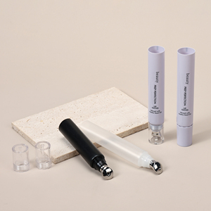 Tubos de Brillo Labial Plateados de Lujo, Tubo Cosmético Estético, Aplicador Metálico, Envase para Crema/Suero para Ojos, Fabricante OEM/ODM Personalizado - Product Image 3