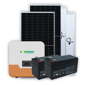 SOENERGY على الشبكة الرصاص الحمضية حزمة تخزين الطاقة الشمسية نظام 5KWH-20KWH الهجين الشمسية نظام البطارية