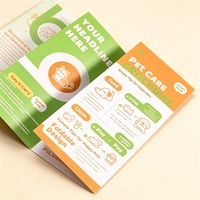 Brochure imprimée sur papier offset, personnalisée, couleur pleine, pliée, promotionnelle, pour magasin de détail