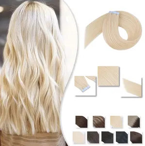 Großhandel unsichtbare menschliches haar-Natural Virgin Real Remy Echthaar 30 Zoll nahtlose unsichtbare Haarband verlängerungen