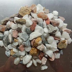 Pierres naturelles colorées, galets de couleur rose, décoration pour Aquarium, pavé, allée, 72 pièces - Product Image 4