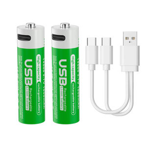 PUJIMAX 大容量 14500 充電式電池 3.7V 1000mAh リチウムイオン電池 ワイヤレスマウス用 円筒形リチウムイオン電池 - Product Image 1