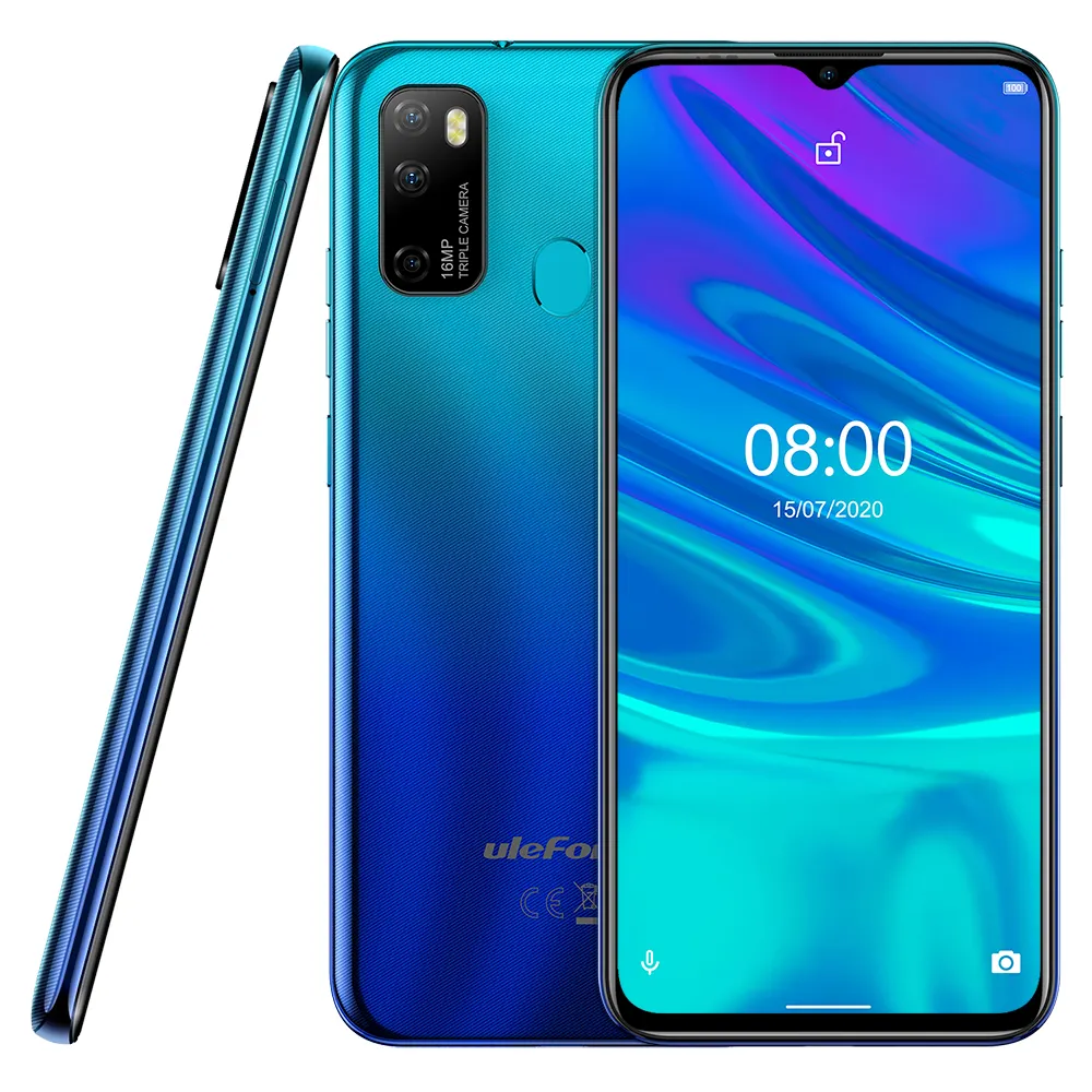 Ulefone Note9p最も安い電話6.5インチHDMT6762V/WD 4 64gbオクタコア1.8GHz4500mahゲーミングフォン