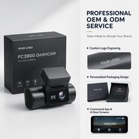 Caméra embarquée OEM/ODM 3,18 pouces 4K+2.5K, enregistreur de conduite double objectif WIFI, surveillance de stationnement 24H, enregistrement en time-lapse DVR