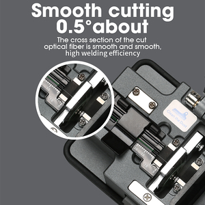 เครื่องตัดไฟเบอร์ออปติก FTTH รุ่น AUA-X3 ใบมีดตัดผิวสายเคเบิล เครื่องมือตัดไฟเบอร์ สีดำ - Product Image 4