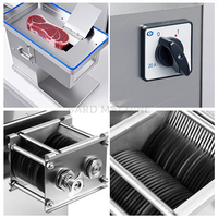 Trancheuse à viande commerciale découpeuse électrique 3.5mm/5mm trancheuse à viande automatique Deli viande jambon trancheuse Cutter