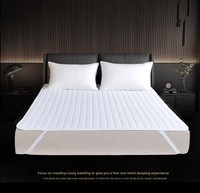 Protège-matelas de luxe en microfibre cachemire épaissi 200 GSM, antidérapant, imperméable et respirant, taille Queen