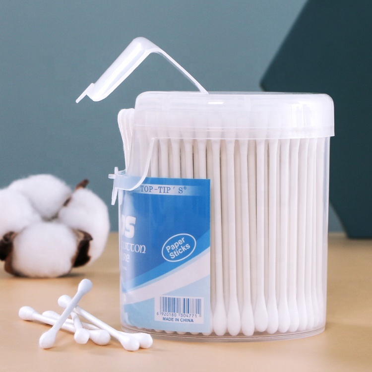 200PCS Swabs in Reusable Box Eco