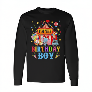 Camiseta de manga larga I'm The Birthday Boy Circus Carnival para fiesta de primer cumpleaños - Product Image 2