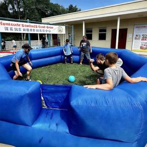 Structure gonflable robuste pour jeu de <span class=keywords><strong>Gaga</strong></span> <span class=keywords><strong>Ball</strong></span>, terrain de jeu gonflable, château gonflable, aire de jeux gonflable, équipements de parc d'attractions - Product Image 1