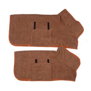 เสื้อคลุมอาบน้ำสำหรับสัตว์เลี้ยงแบบเทอร์รี่เนื้อนุ่ม ขายส่ง - Product Image 4