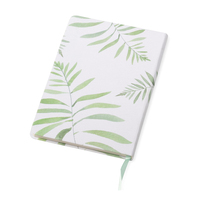 Carnet A5 personnalisé en lin, couverture rigide de haute qualité, fournitures scolaires élégantes et agenda cadeau avec couverture en papier