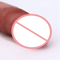 Pene de silicona Insertable de 6,77 pulgadas, tapón anal, Juguetes sexuales para adultos, ventosa, consolador realista grueso, productos para masturbación