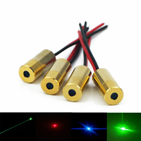 Mini Laser Spot Light Module Ligne Dot Croix Vert Rouge Bleu Ir 5mW 532nm Pointeur pour Visée Laser