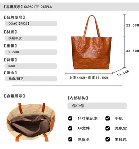 Bolsos cruzados de diseñador de moda, bolsos de hombro de cuero genuino de alta calidad, bolsos de mano casuales para mujer - Product Image 2