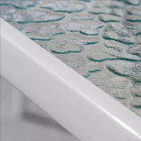 Table à manger pliante en verre trempé blanc, ronde ou carrée, table de balcon, table basse