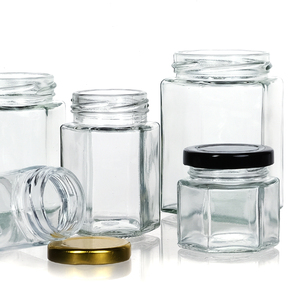 8oz <span class=keywords><strong>380ml</strong></span> miệng rộng bơ đậu phộng đóng hộp Mason mật ong lưu trữ Ergo lọ thủy tinh với nắp kim loại kín - Product Image 2