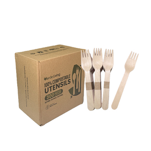 Nuevo estilo, venta al por mayor, juego de cubiertos desechables de 160cm, tenedores de madera a precio de <span class=keywords><strong>descuento</strong></span>, cubiertos de cena Premium - Product Image 1