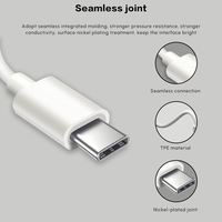 Adaptateur de prise casque Likai USB Type C vers 3.5mm, cordon de câble audio femelle USB C vers Aux rapide