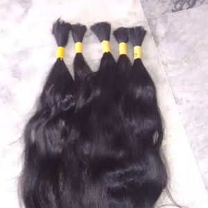 Cabello virgen 2024 sin procesar, cabello humano en línea a granel, 100% - Product Image 1