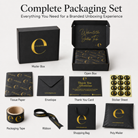 Boîtes publicitaires de luxe personnalisées, noir et or, avec finition dorée, en carton ondulé, pour emballage, boîte postale pliable, boîte en papier pour emballage