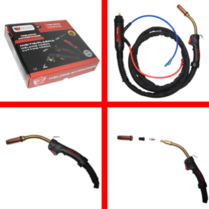 Antorcha de Soldadura Industrial Refrigerada por Agua Zelda MB-501D de 500 Amperios con Cable Recubierto de Cobre de 4M 5M - Product Image 5