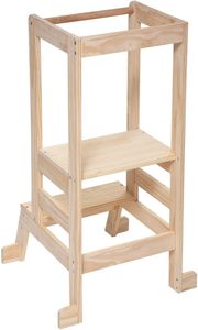 LM KIDS <span class=keywords><strong>Tour</strong></span> d'apprentissage <span class=keywords><strong>Tour</strong></span> d'apprentissage en bois dur Stuhl Cuisine Nouveauté Helper Chaises pour enfants <span class=keywords><strong>Tour</strong></span> d'<span class=keywords><strong>observation</strong></span> <span class=keywords><strong>Montessori</strong></span> - Product Image 2