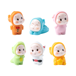 Juguetes en miniatura para niños, personas pequeñas 2026, bonitas muñecas de boda de dibujos animados, figurita para hombre y niño, pequeñas artesanías de resina para bebés y niños - Product Image 1