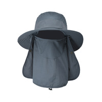 Topi Bucket Anti Air dengan Logo Custom untuk Bersepeda & Memancing Sehari-hari, Cocok untuk Aktivitas Luar Ruangan, Cepat Kering, dan Melindungi dari Sinar Matahari