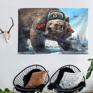 <span class=keywords><strong>Bandera</strong></span> <span class=keywords><strong>de</strong></span> Rusia con Diseño <span class=keywords><strong>de</strong></span> Oso, Poliéster, 3x5 Pies, Decoración para el Hogar, para Colgar en <span class=keywords><strong>la</strong></span> Pared, 4 Ojales, Banderas Personalizadas para Interiores, <span class=keywords><strong>Unión</strong></span> <span class=keywords><strong>Soviética</strong></span>, URSS - Product Image 5