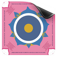 Table de jeu pliable moderne de luxe 31,5x31,5 pouces en cuir imprimé patchwork écossais, antidérapante, écologique et durable, insonorisée