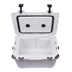กล่องเก็บความเย็นแบบแข็งฉีดขึ้นรูปพลาสติก 35QT สำหรับแคมป์ปิ้งกลางแจ้ง - Product Image 2
