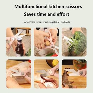 Ciseaux de cuisine multifonctionnels en acier inoxydable de qualité alimentaire, très demandés, durables, faciles à utiliser, écologiques, pour la maison et la cuisine - Product Image 6