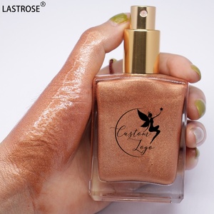 Marque privée Surligneur liquide végétalien illuminateur à couleur unique Surligneur 5 couleurs de peau Surligneur liquide à paillettes corporelles - Product Image 4