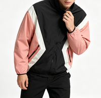 Chaqueta Deportiva Retro Personalizada para Hombre, Ligera, Transpirable, Resistente al Viento, Ecológica, con Dobladillo Elástico, Estilo Casual Urbano, ODMOEM