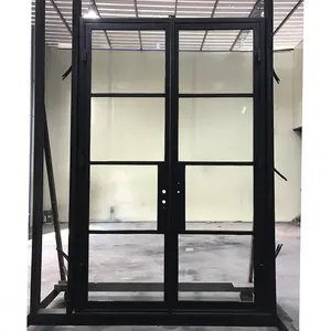 Puertas correderas de cristal para el hogar, vidrio oscuro, estilo de espejo