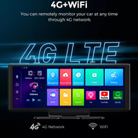 Caméra de tableau de bord 4G pour voiture, ADAS, FHD 1080P, double objectif, navigation GPS, WIFI, enregistreur vidéo, caméra de rétroviseur, écran IPS, 4G/32G
