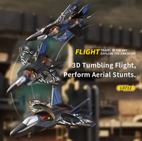 2.4Ghz Rc Stunt Mousse Avion Avec Lumière Led Rc Jouet Epp Mousse Fighter Télécommande Quadcopter Avion Jouet