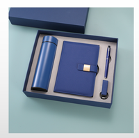 Coffret cadeau personnalisé de luxe pour Notebook stylo tasse USB Flash Drive Executive Kits Business Cadeau promotionnel pour les entreprises Cadeaux commémoratifs