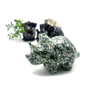 Scultura all'ingrosso <span class=keywords><strong>di</strong></span> dinosauro <span class=keywords><strong>di</strong></span> cristallo <span class=keywords><strong>di</strong></span> pietra naturale all'ingrosso per la decorazione domestica e il regalo - Product Image 4