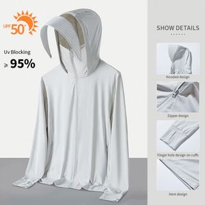 Ventes en gros d'usine, vestes de sport anti-UV pour l'extérieur, séchage rapide, protection solaire, veste à manches longues d'été unisexe pour hommes et femmes - Product Image 2