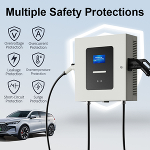 Station de recharge portable pour véhicules électriques OLINK 40kW 60kW 80kW, mobile avec roues, à courant continu rapide, montée au sol - Product Image 4