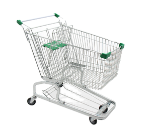 सुपरमार्केट उपयोग के लिए स्टील मेटल शॉपिंग ट्रॉली - Product Image 1