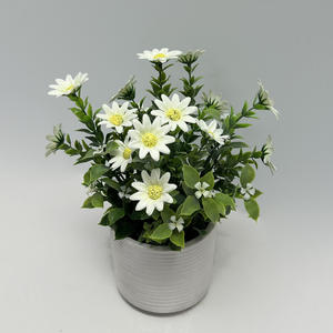 Bouquet de marguerites artificielles petites marguerites blanches pour mariage décor à la maison Table Arrangement de fleurs salon salle à manger centres de table - Product Image 6