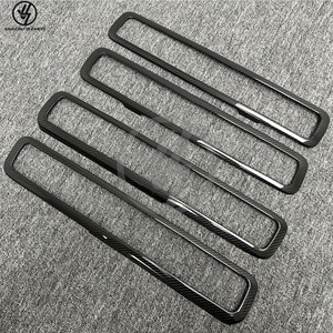 Autocollant de cadre de panneau de porte en fibre de carbone sèche pour pièces intérieures W463A W464, compatible avec les modèles W464 G500 G63 G550 de 2014 à 2019 - Product Image 3